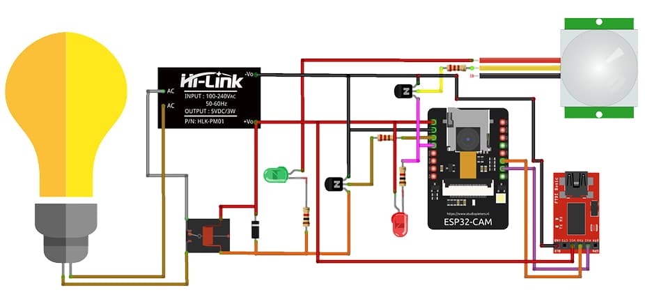 Smart Home Monitoring: ESP-32 Cam with PIR Motion Sensor – screenshot 2