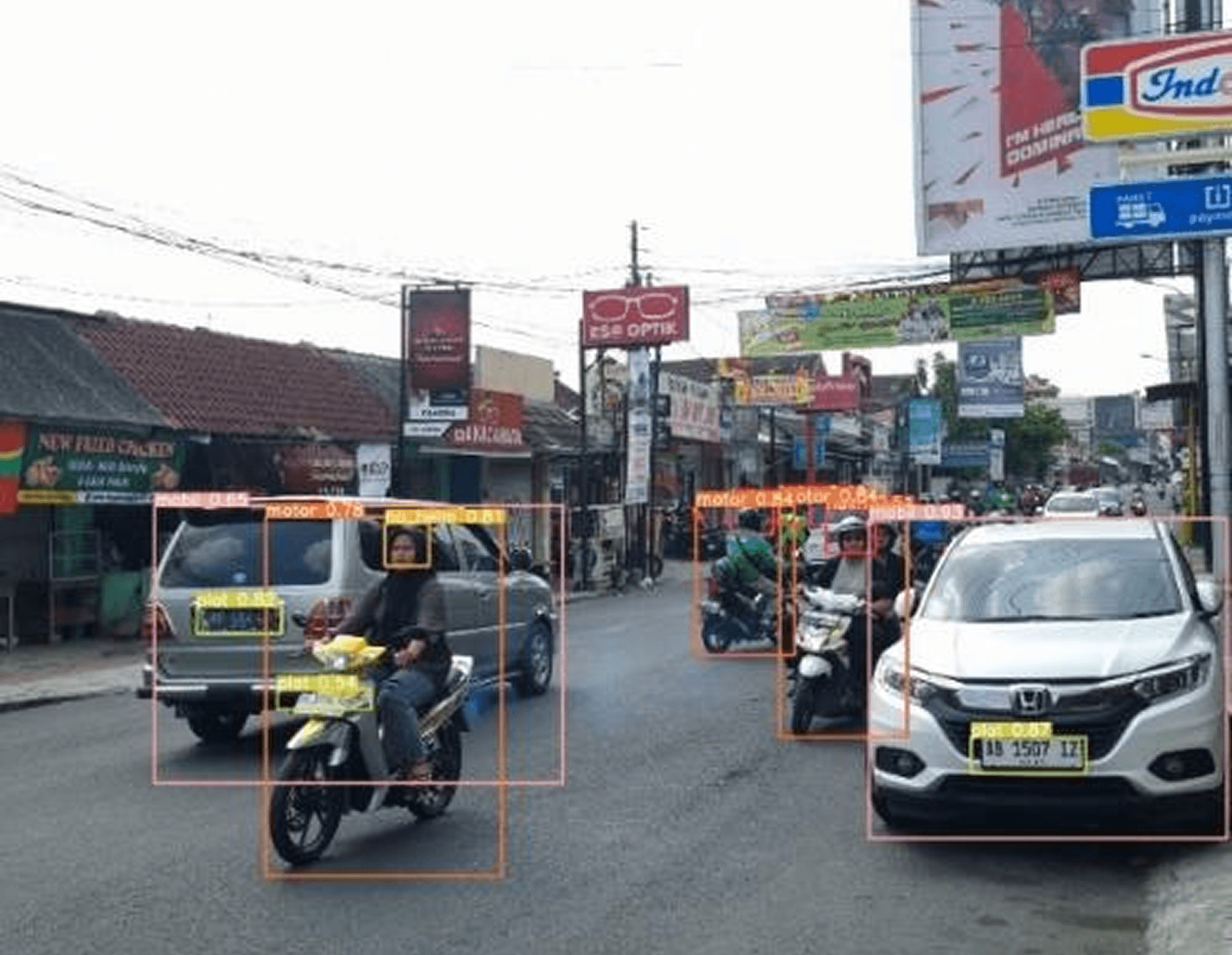 AI for Helmet, Car, Motorcycle, and Number Plate Detection – screenshot 1